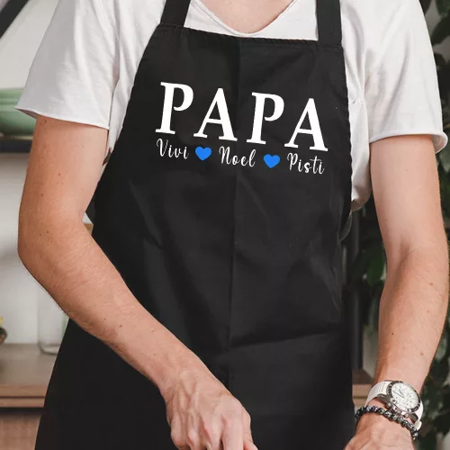 Neves_kötény_nagypapáknak_Papa_unokái_