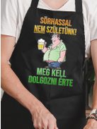 Sörös vicces kötény_Sörhasért dolgozni kell_