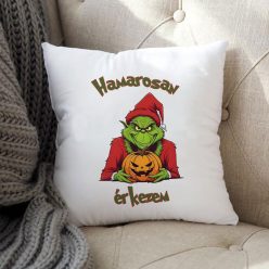 Halloweeni_Grincs_párna_Hamarosan_érkezem_