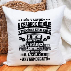 Ajándék_raktárosnak_Csarnok_úrnője_párna_