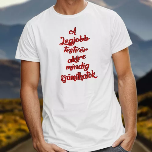 Feliratos_póló_A_legjobb_testvér_