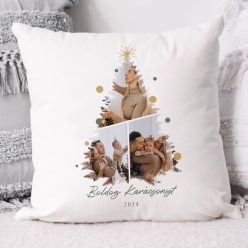 Fényképes_párna_Boldog_karácsonyt_