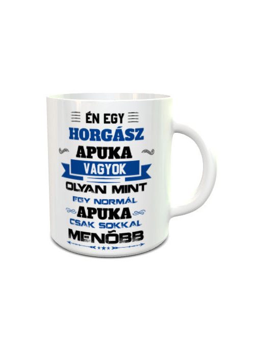 Pecás bögre_Menő horgász apuka