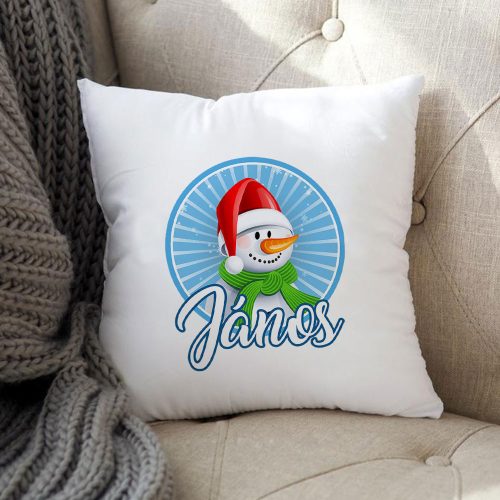 Neves_párnák_Karácsonyi_hóemberek_