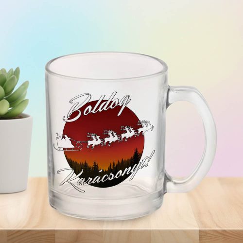 Karácsonyi_bögre_Mikulás_szánja_