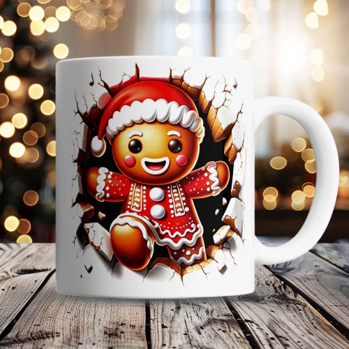 Mézis_bögre_Tépett_mintás_karácsonyi_bögre_