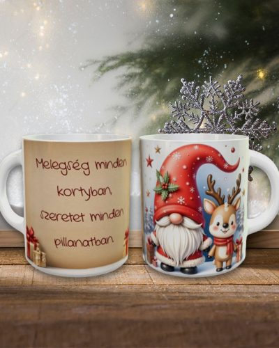 Karácsonyi_manós_bögre_idézettel_