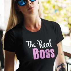 Női_póló_főnökasszonynak_The_Real_Boss_
