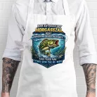 Horgász kötény - Sose kötekedj egy horgásszal