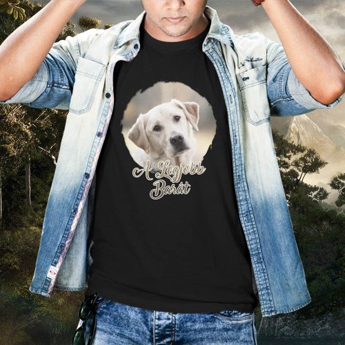 Fényképes_kutyás_póló_Legjobb_barát_