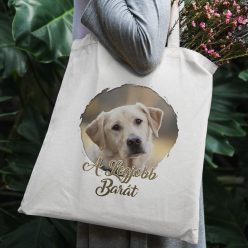 Fényképes_kutyás_vászontáska_Legjobb_barát_