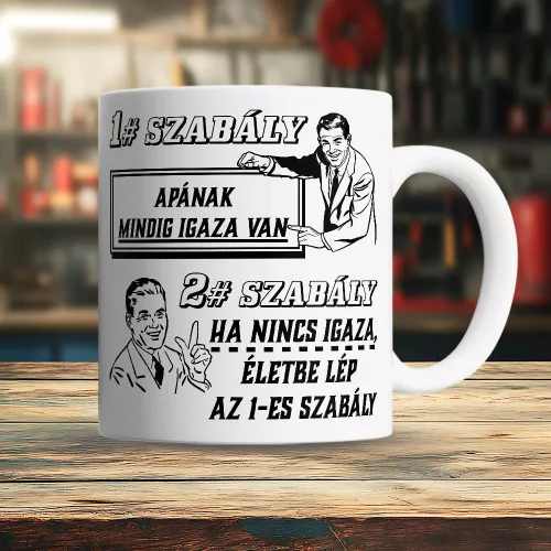 Vicces_bögre_apáknak_Apa_szabályai_