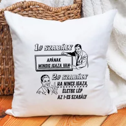 Vicces_párna_apáknak_Apa_szabályai_