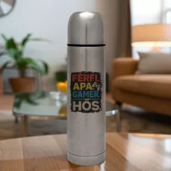 Ajándék leendő apukának_Új nevem apa termosz_