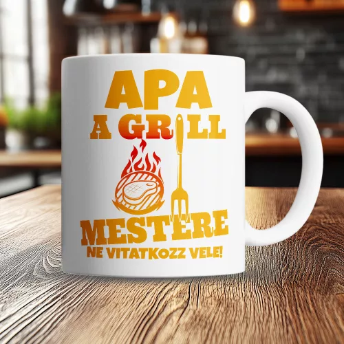 Bögre_apáknak_Apa_a_grill_mestere_