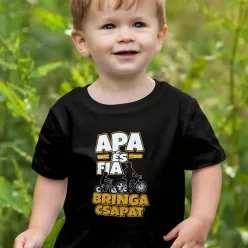 Apa_fia_ajándékok_Bringa_csapat_gyerek_póló_
