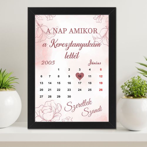 A4_falikép_keresztszülőknek_Amikor_keresztanyukám_lettél