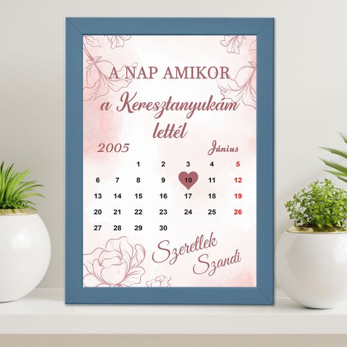 A4_falikép_keresztszülőknek_Amikor_keresztanyukám_lettél