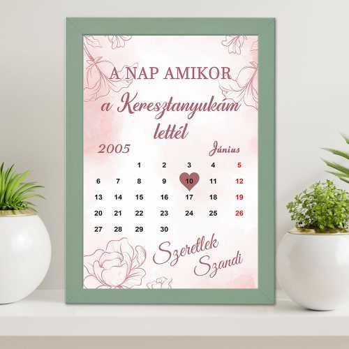 A4_falikép_keresztszülőknek_Amikor_keresztanyukám_lettél