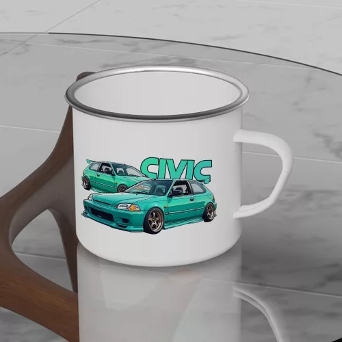 Hondás_ajándékok_Honda-Civic_autós_bögre_