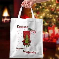Karácsonyi_grincs_vászontáska_Grincs_üzemmód_bekapcsolva