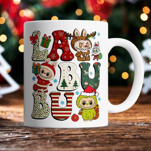 Labubu_bögre_Karácsonyi_labubus_bögre_