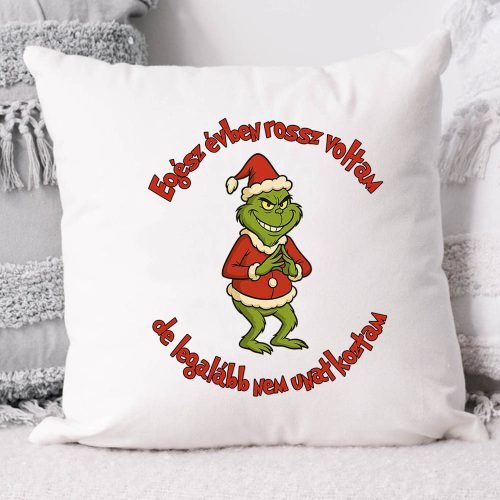 Grincs_párna_Karácsonyi_ajándék_Humoros_meglepetés