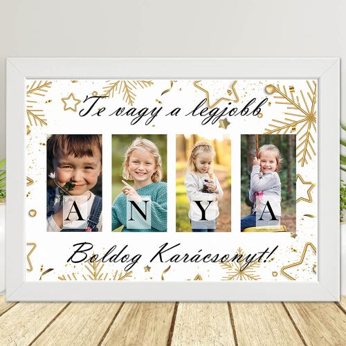Személyes_karácsonyi_ajándék_Falikép_A3_Anyának