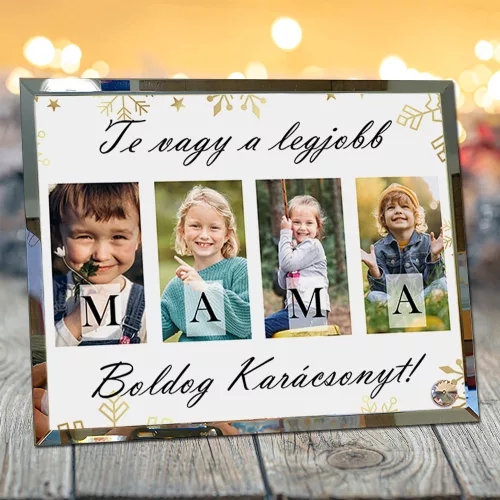 Egyedi_karácsonyi_ajándék_Fotóüveg_A_Legjobb_Mamának