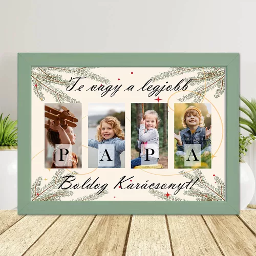 Karácsonyi_ajándék_Falikép_A4_A_Legjobb_Papának