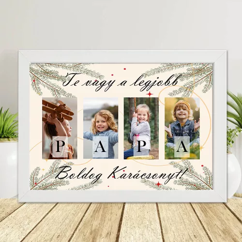 Karácsonyi_ajándék_Falikép_A4_A_Legjobb_Papának