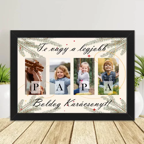 Karácsonyi_ajándék_Falikép_A4_A_Legjobb_Papának