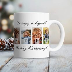   Karácsonyi bögre – Te vagy a legjobb Keresztszülő, 4 fotóval