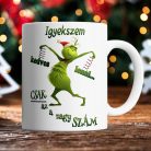 Grincs_bögre_Vicces_ajándék_Igyekszem_kedves_lenni