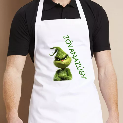 Grincs_kötény_Vicces_meglepetés_Jóvanazúgy
