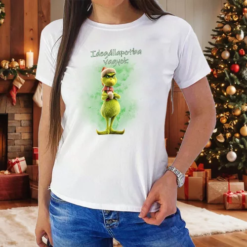 Grincs_női_póló_Vicces_ajándék_Idegállapotba_vagyok