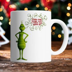 Grincs_bögre_Vicces_ajándék_Vidám_ének_hangja_száll