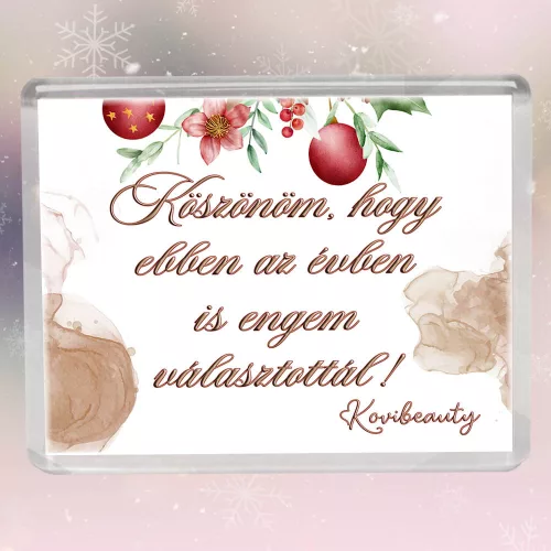 Köszönő_hűtőmágnes_Egyedi_szépségipari_ajándék