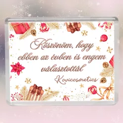 Köszönő_hűtőmágnes_Egyedi_ajándék_kozmetikusoknak