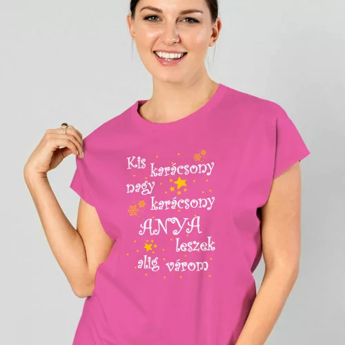 Női_póló_AnyáknakAnya_leszel_Karácsonyi_ajándék