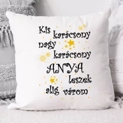 Párna_Anyáknak_Anya_leszel_Karácsonyi_ajándék