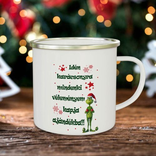 Karácsonyi_bögre_Grinch_humor_A_véleményem_az_ajándékom
