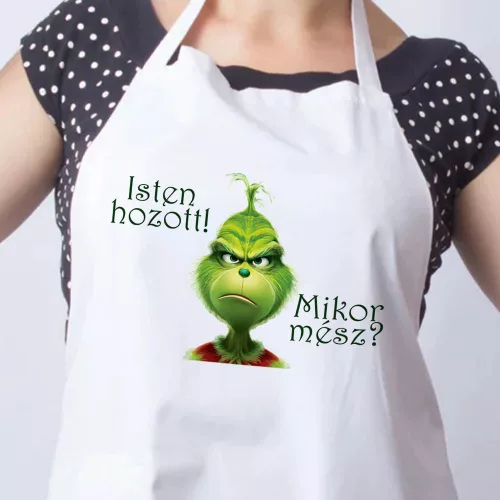 Grincses_kötény_Isteni_hozott,_mikor_mész_Egyedi_ajándék