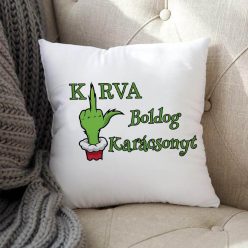 Karácsonyi_meglepetés_KURVA_Boldog_Karácsonyt_párna