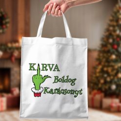 Karácsonyi_meglepetés_KURVA_Boldog_Karácsonyt_táska