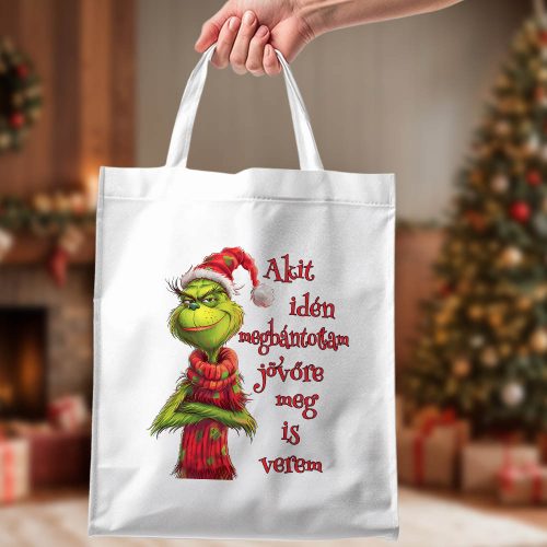 Grincses_Karácsonyi_Táska_Vicces_Ajándék_