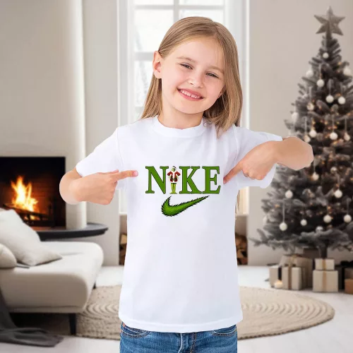 Humoros_Ajándék_GrinchVibe_Feliratos_gyerek_póló_karácsonyra