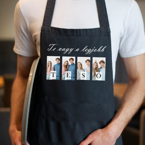 Egyedi kötény - Te vagy a legjobb Tesó, 4 fotóval