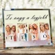 Egyedi fotóüveg - Te vagy a legjobb Tesó, 4 fotóval