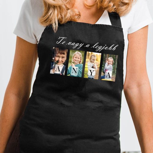 Anyák napi kötény – Te vagy a legjobb Anya, 4 fotóval